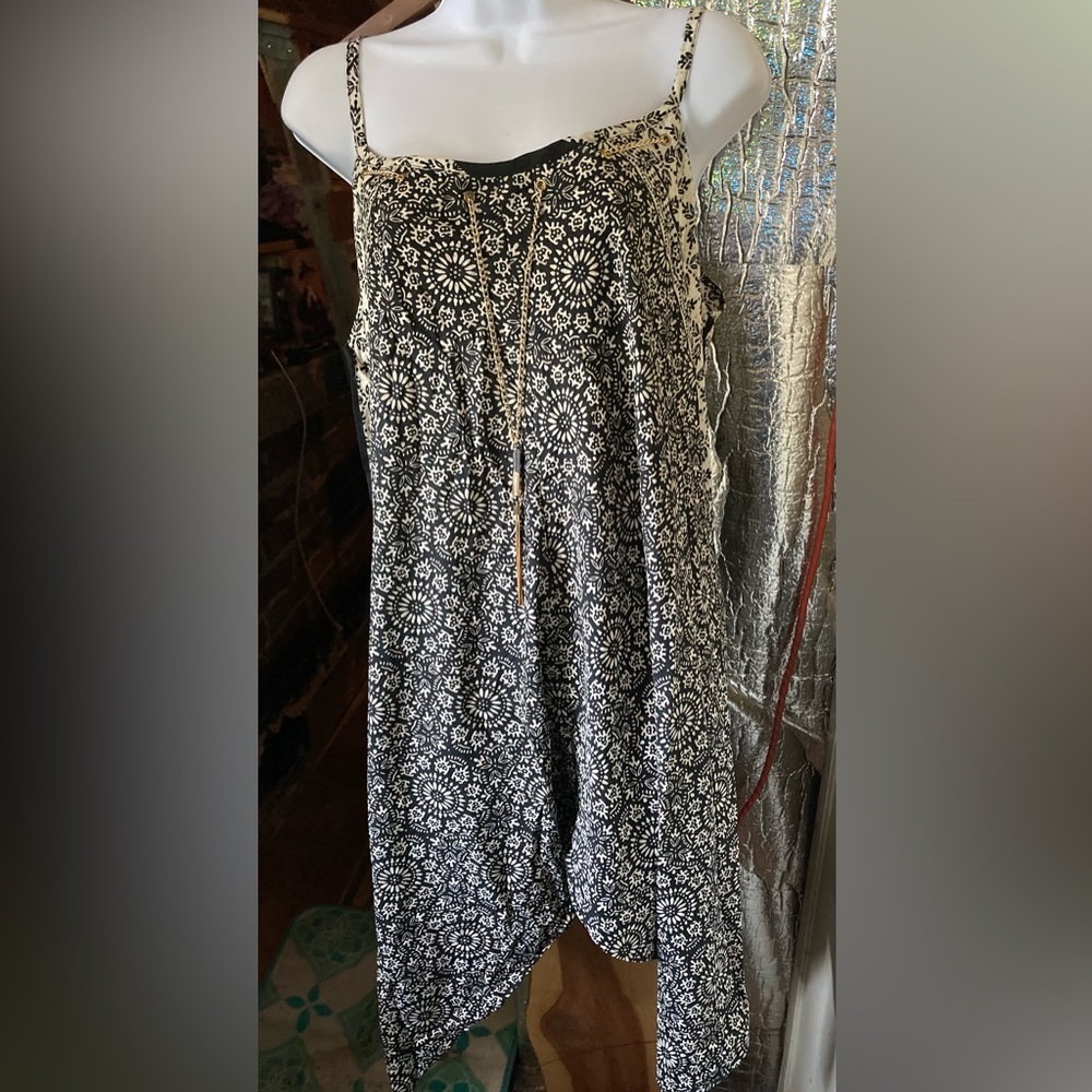 MPH collection. Black and white maxi dress